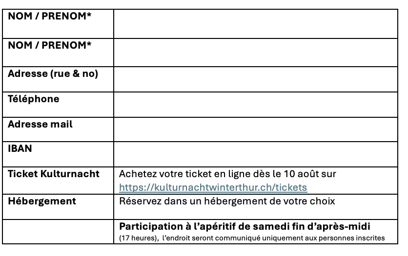 bulletin d’inscription